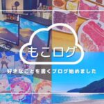 好きなことを楽しく、新しいブログ『もこログ』を始めました